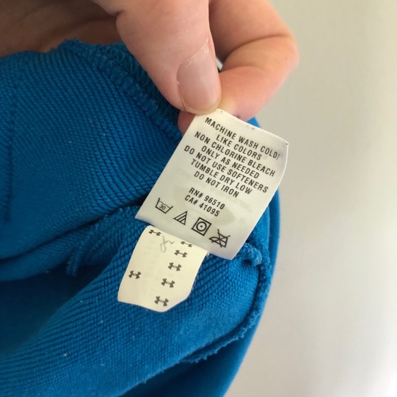 Under Armour blue zip up hoodie size Small - Picture 11 of 11